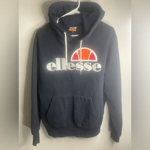 Ellesse Dark Blue Hoodie with Logo